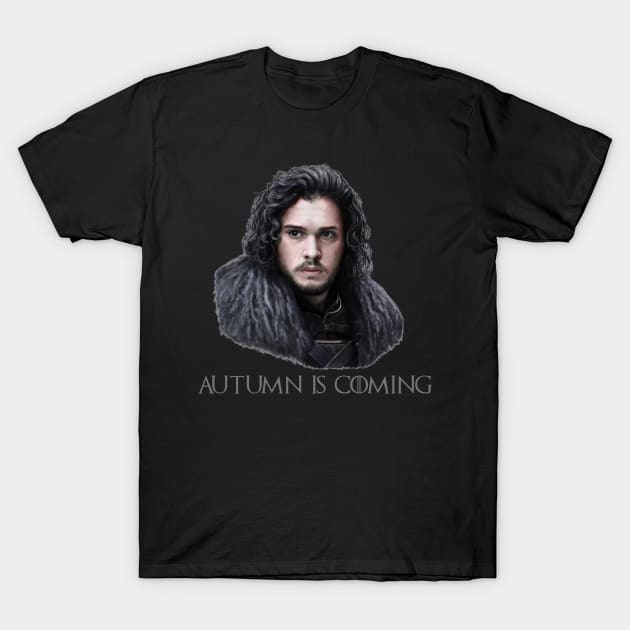 Autumn Is Coming T-Shirt by dex1one